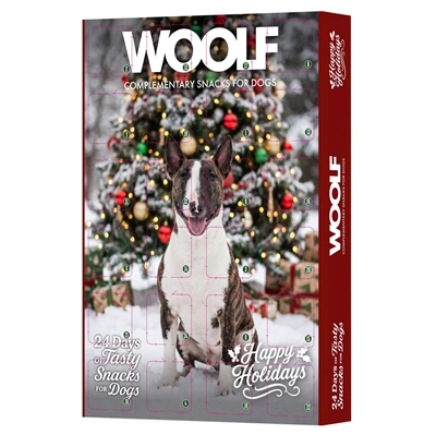 Woolf Chunkies Julekalender Til Hunden Bullterrier Design